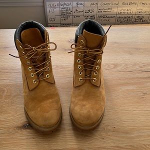 Timberland 6” boots size 8